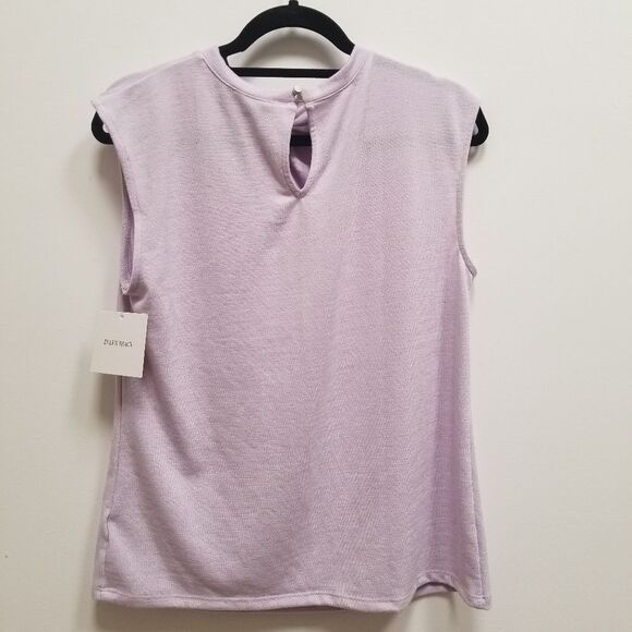 Ellen Tracy Sleeveless Dress Blouse - Picture 2 of 4